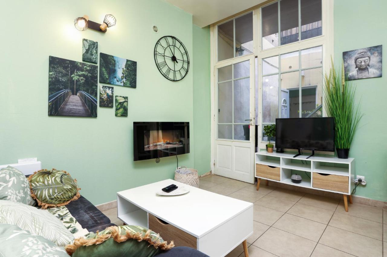 Les Bulles Medievales - Appartement Dedie Au Bien Etre Avec Spa - Netflix Et Wifi - Climatisation 卡尔卡松 外观 照片